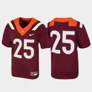 Virginia Tech Hokies Jersey Youth Maroon Football Untouchable #25